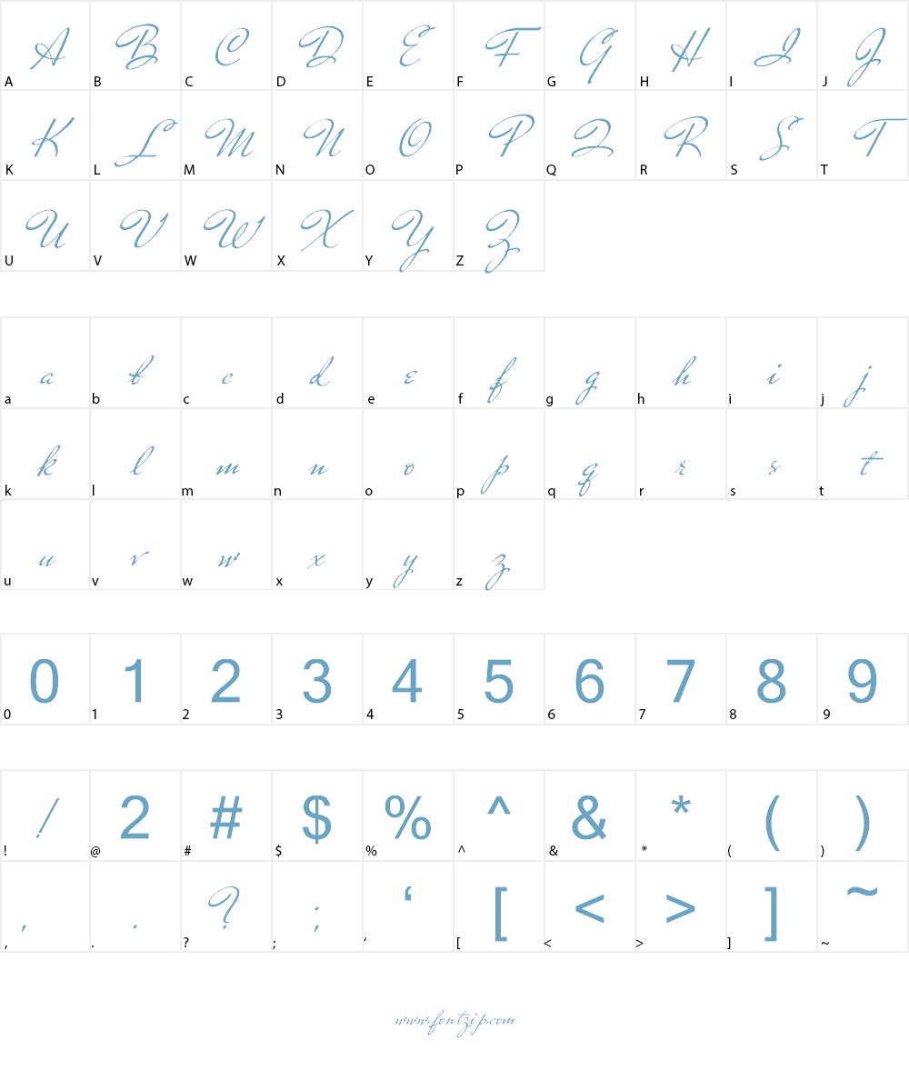 Take a Pebble Font Character